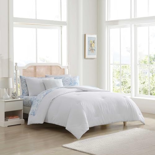 Laura Ashley Twin XL Comforter Set with Shams and Pillow