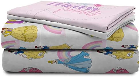 Jay Franco Disney Princess 7-Piece Full Bed Set - Comforter Sheets