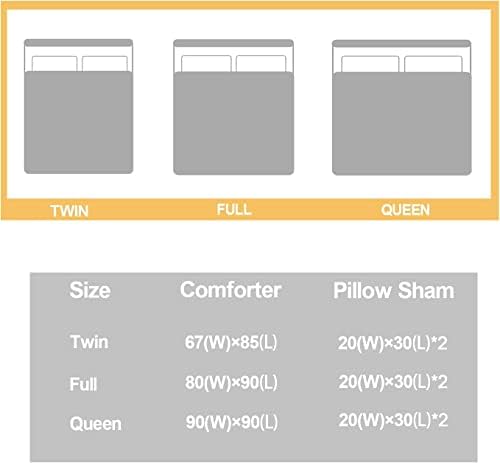AILONEN Beach Comforter Set for Kids Queen Size