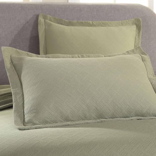 Superior 100 Cotton Basket Weave Bedspread Set