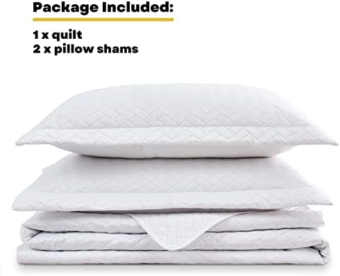MapleStone White Quilt Set King Size 1