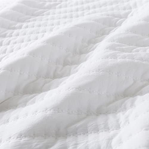 ROARINGWILD Queen Quilt Set 3 Piece 90x90 Microfiber Comforter