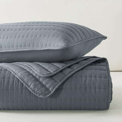 ROARINGWILD Queen Size Quilt Set with 2 Pillow Shams 90x90 Inches