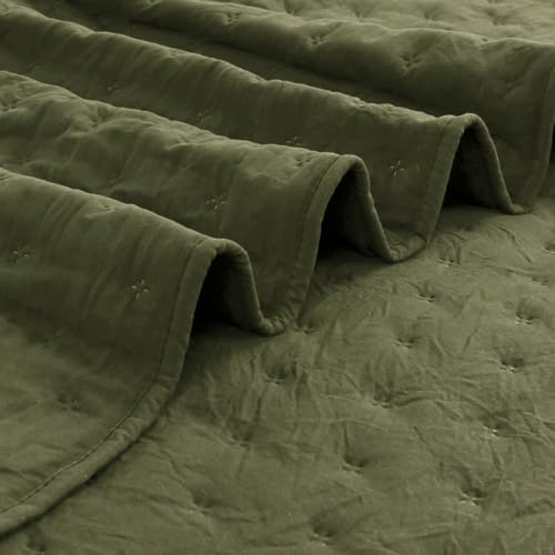 ROARINGWILD Twin Size Quilt Set with Pillow Sham 68x90 Inches