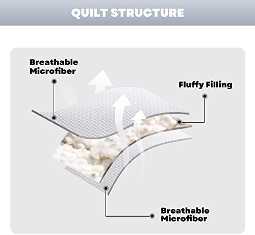 MapleStone White Quilt Set King Size 1