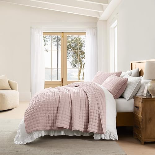 WDCOZY Cal King Quilt Set with Pillow Shams 3 Piece 118x106 Inches
