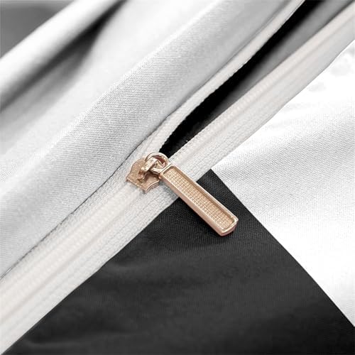 Dream Fields Queen Duvet Cover Set 3 Piece with Pillowcases