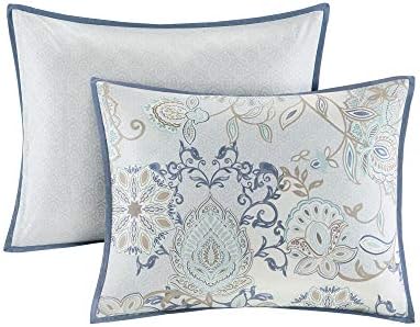 Madison Park Isla Reversible Duvet Cover Set - 3 Piece Blue KingCal King