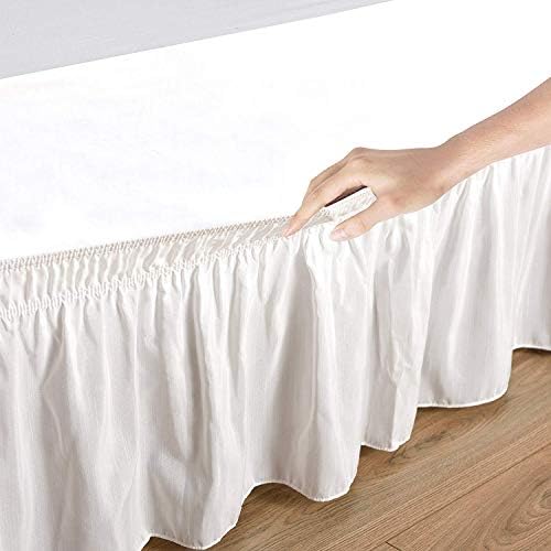 Luxxurecare Three Fabric Sides Bed Skirt 22 Drop 100 Egyptian Cotton
