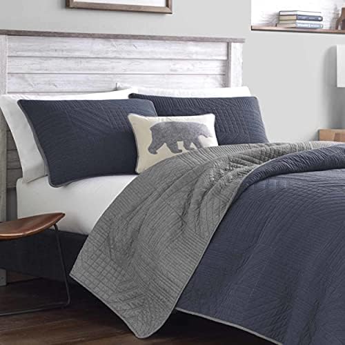 Eddie Bauer Full Queen Quilt Set with Reversible Design