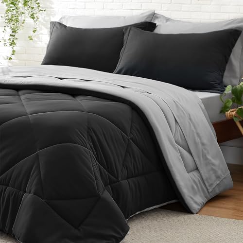 BEDELITE Twin XL Comforter Set 5 Pieces Bed in a Bag