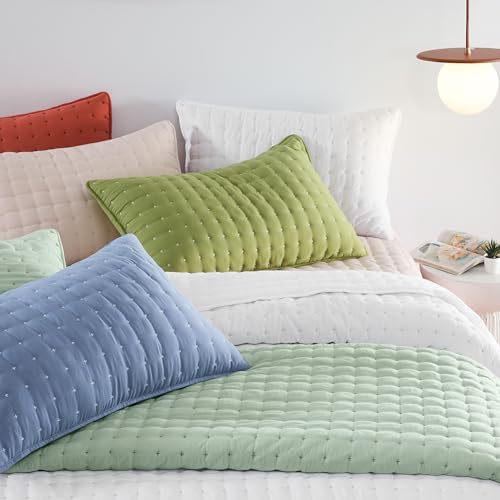 WDCOZY Navy Blue Queen Quilt Set with Pillow Shams