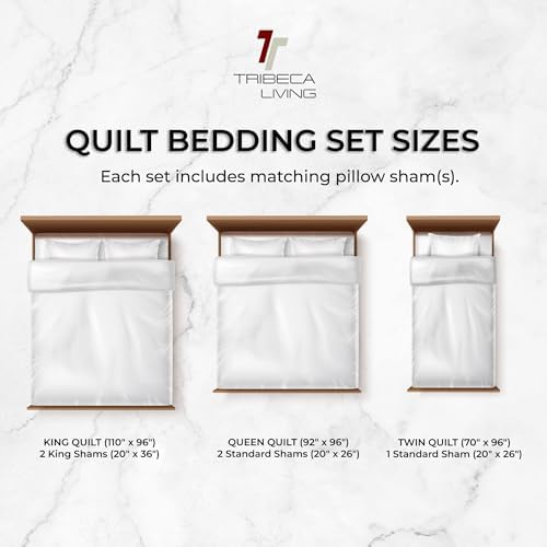 Tribeca Living Oversized Velvet Quilt Set