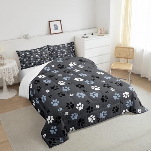 Feelyou Kawaii Animal Print Comforter Set for Kids