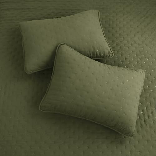 ROARINGWILD Twin Size Quilt Set with Pillow Sham 68x90 Inches