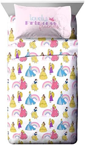 Jay Franco Disney Princess 7-Piece Full Bed Set - Comforter Sheets