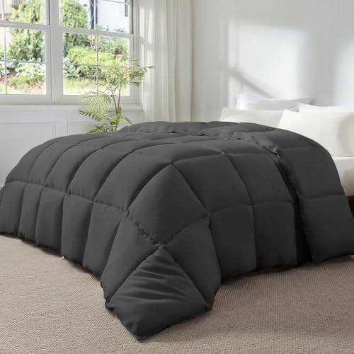 STWIENER Soft Oversize King Comforter 120x128 Grey