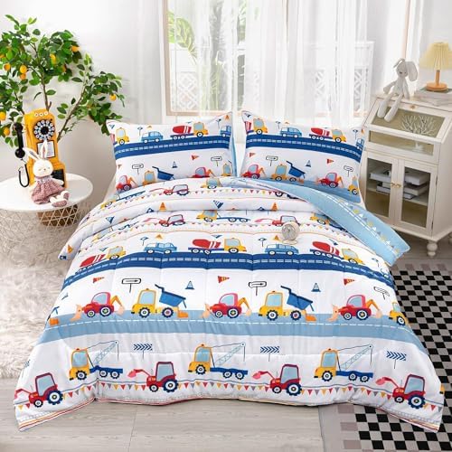 Axolotl Cartoon Car Comforter Set Twin 1