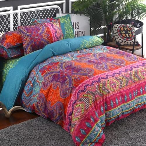 WONGS BEDDING Bohemian Comforter Set King