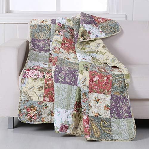 Greenland Home Blooming Prairie Quilted Throw