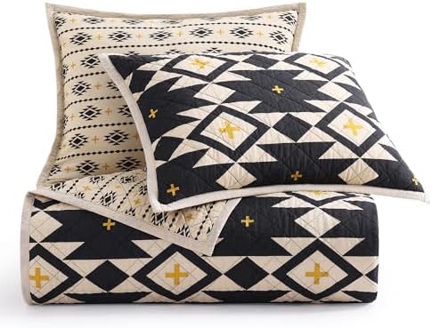 Paseo Road Aztec Reversible Quilt Set 3 Piece King