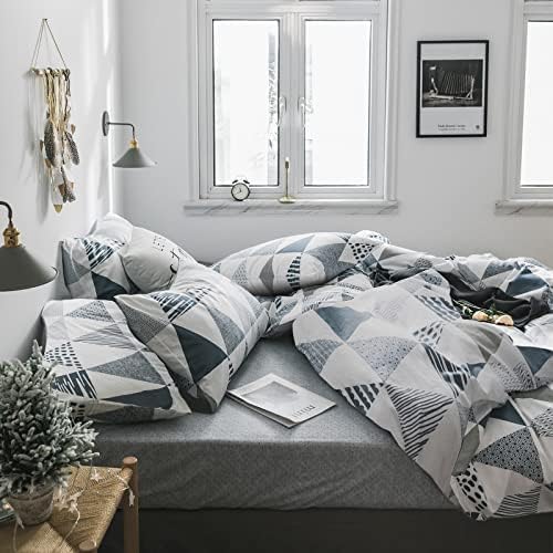 HighBuy Dark Blue Triangle Comforter Set