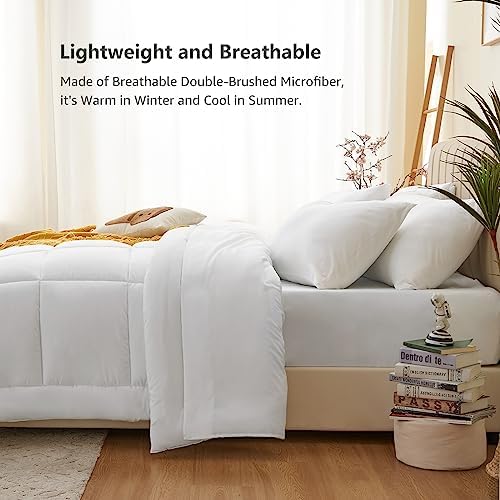 CozyLux Twin XL Comforter Set - 5 Piece Bed in a Bag