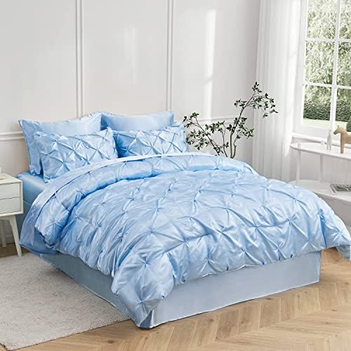 Rajan Linen 5 Piece Pinch Pleated Comforter Set