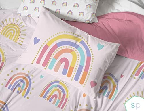 Saturday Park Doodle Rainbow Full Bed Set - 7 Piece