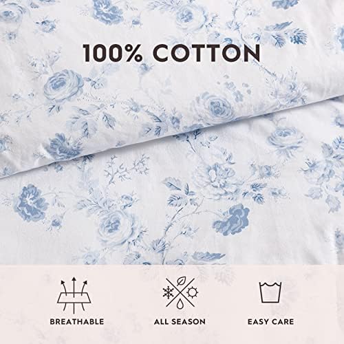 Laura Ashley Twin XL Comforter Set Belinda Blue 1