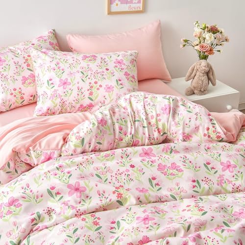 Wake In Cloud Floral Comforter Set 3 Piece