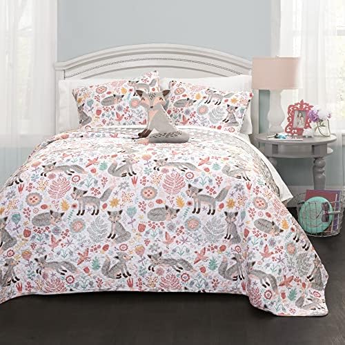 Lush Decor Pixie Fox Reversible Quilt Set - 3 Piece Twin