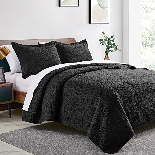 Loves Cabin King Size Quilt Set with Coin Pattern 1