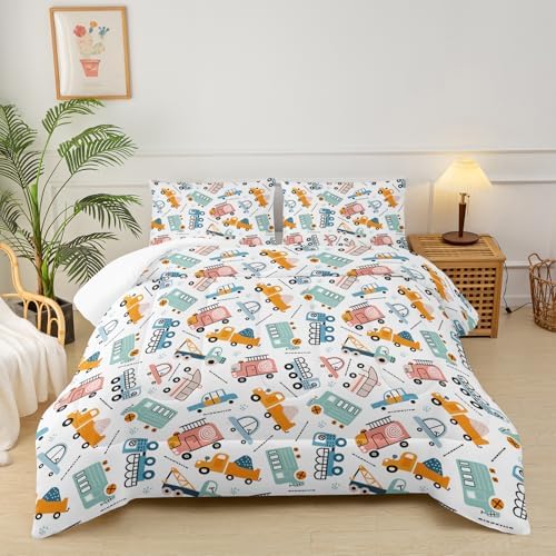 Truck Theme Comforter Set for Boys Full Size