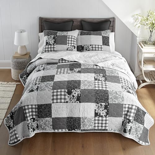 Donna Sharp Indiana Farmhouse Quilt Set - Queen Size 3-Piece