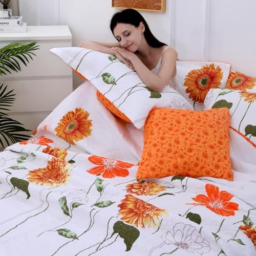 EVENHUG 100 Cotton Queen Quilt Set with Pillow Shams