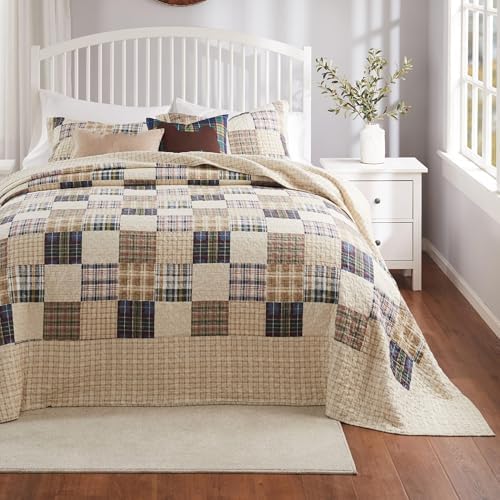 Taozhiyuan Cotton Quilted Bedspread Set 3-Piece Jumbo King 1
