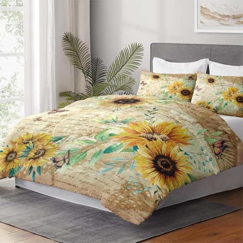 WeCozy Queen Size Comforter Set with 2 Pillowcases