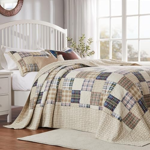 Taozhiyuan Cotton Quilted Bedspread Set 3-Piece Jumbo King 1