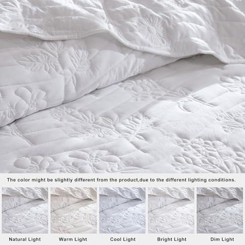 RSHARE Rustic Floral King Size Quilt Set