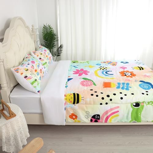 FUYEUN Rainbow Comforter Set Queen Size 1