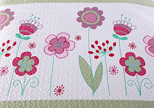 MarCielo 3 Piece Kids Bedspread Quilt Set