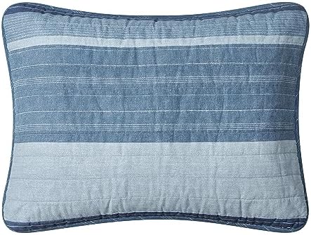 Nautica Twin Quilt Set - Ridgeport Blue Cotton Reversible Bedding