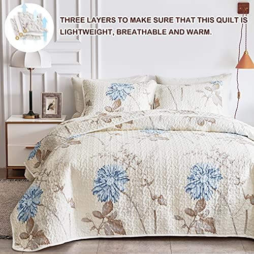 Joyreap 3 Piece Microfiber Quilt Set