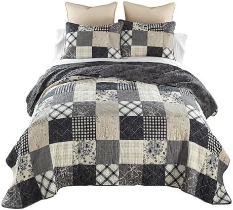 Donna Sharp Augusta Cotton Quilted Bedding Set - Queen Size