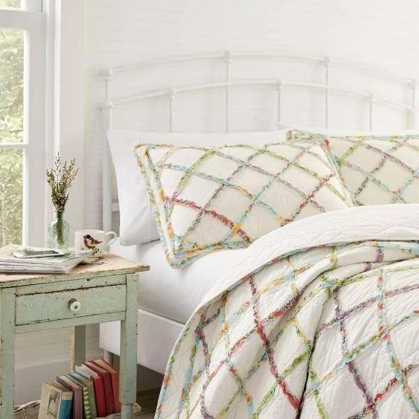 Laura Ashley Standard Sham 100 Cotton 20x26 Envelope Closure 1