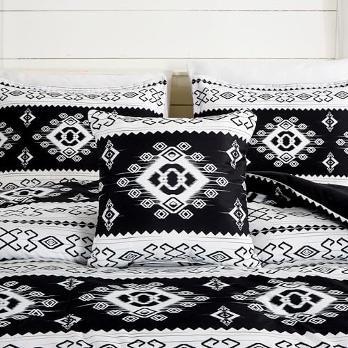 Chezmoi Indie 7-Piece Southwestern Comforter Set - Queen