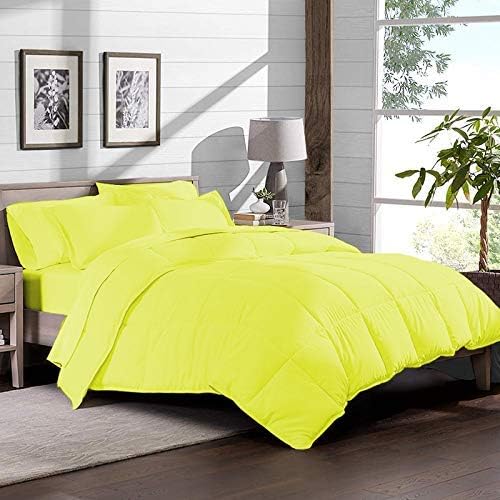 Restilon All Season Cooling Comforter Set - 3 PC Yellow Super King 1