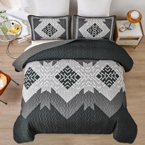 Dintszyayue Boho Queen Quilt Set 3 Pieces