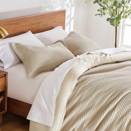 Levtex Home Cloud Waffle Taupe Comforter Set